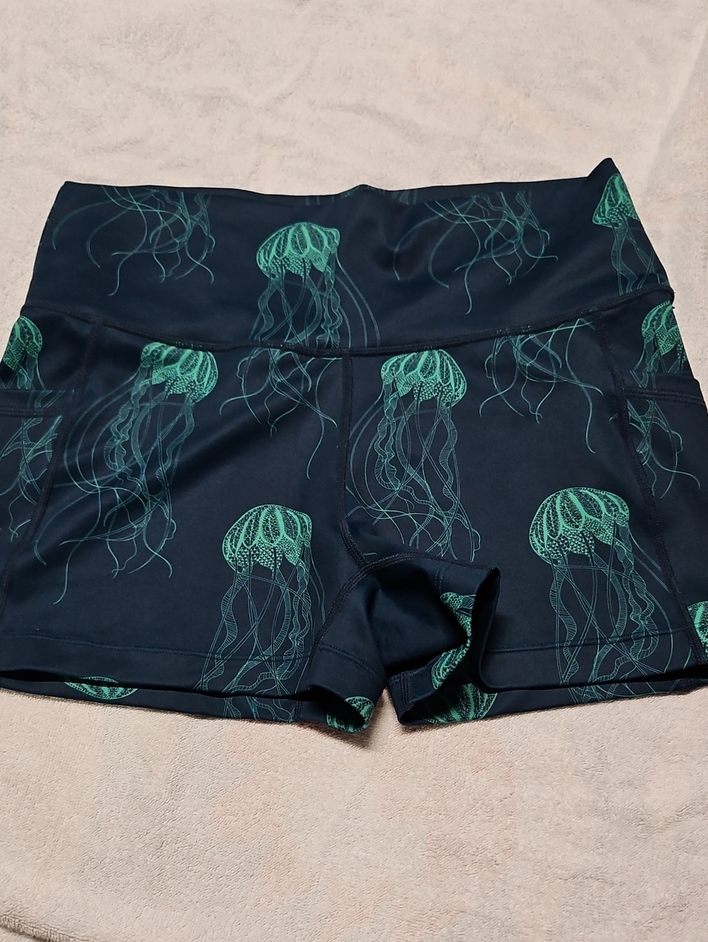 Constantly Varied Gear Dark Green with Light Green Jellyfish Print